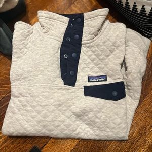 Patagonia half button down, size M
